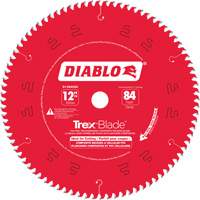 Trex&reg; Blade Cutting Saw Blade, 12", 84 Teeth, Plastic/Composite Decking Use Auto-Cam