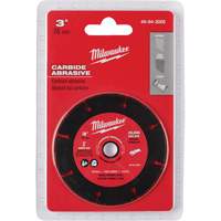 Lame abrasive au carbure, 3" x Arbre de 3/8", Carbure de silicium, 20 000 Tr/min Auto-Cam