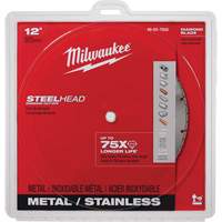 Steelhead Diamond Cut-Off Circular Saw Blade, 12", Metal Use Auto-Cam