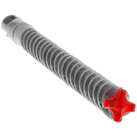 Rebar Demon 4-Cutter Full Carbide Head Hammer Drill Bit, 3/8", SDS-Plus Shank, Carbide Auto-Cam