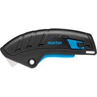 Couteau de s&eacute;curit&eacute; r&eacute;tractable Secunorm Merak, 9 mm, C&eacute;ramique, Robuste, Prise en Plastique Auto-Cam