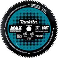 Lames Max-Efficiency, id&eacute;ales pour les scies &agrave; onglets sans fil, 12", 100 dents, Pour Finition Auto-Cam