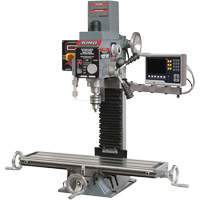 Milling Drilling Machine with 3-Axis Digital Readout, 2 Speeds, 3/4"/5/8" Drilling Capacity Auto-Cam