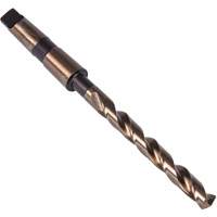 Heavy Duty Taper Shank Drill Bit, 9/16", High Speed Cobalt, 4-7/8" Flute, 135° Point Auto-Cam