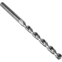Parabolic Flute Taper Length Drill Bit, 9.50 mm, High Speed Steel, 115 mm Flute, 135° Point Auto-Cam