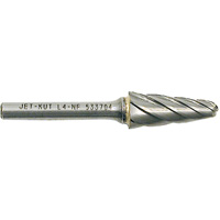 L4-NF 1/4" Taper Shape Bur for Aluminum/Non-ferrous Materials, 1/2" Dia. Auto-Cam