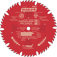 Contractor Saw Blades - Combination Saw Blades, 10", 50 Teeth, Wood Use Auto-Cam