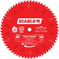 Contractor Saw Blades - Fine Finishing Saw Blades, 10", 60 Teeth, Wood Use Auto-Cam