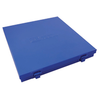 Slim Metal Box, 10-1/2" D x 9-1/4" W x 1-1/4" H, Blue Auto-Cam