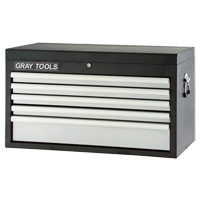 Top Chest - 5 Drawers, 33-1/2" W, 5 Drawers, Black Auto-Cam