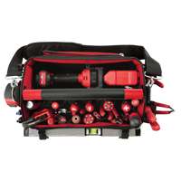 Packout Tote, Ballistic Nylon, 31 Pockets, Black/Red Auto-Cam