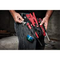 Compact Utility Pouch, Multiple Tool Holder, Nylon, 7 Pockets Auto-Cam