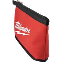 Zipper Pouch, Canvas, 1 Pockets, Black/Red Auto-Cam