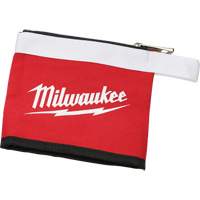 Multi-Size Zipper Pouches - Set of 3, Canvas, 3 Pockets, Black/Red Auto-Cam