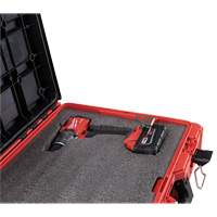 Packout Tool Case with Customizable Insert, 20-7/10" x 15-1/5" x 6-1/5", Black/Red Auto-Cam