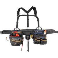 Deluxe Tool Belt, Polyester, Black Auto-Cam