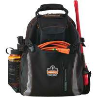 Arsenal<sup>®</sup> 5843 Tool Backpack, 13-1/2" L x 8-1/2" W, Black, Polyester TEQ972 | Auto-Cam