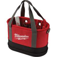Aerial Utility Oval Bag, Ballistic Nylon, 14 Pockets, Black/Red Auto-Cam