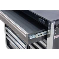 Chariot &agrave; outils industriel, 11 tiroirs, 41" la x 18-3/4" p x 39-1/3" h, Noir Auto-Cam