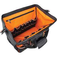 Sac &agrave; outils avec grande ouverture Tradesman Pro, Nylon balistique, 42 pochettes, Noir Auto-Cam