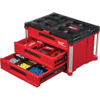 Boîte à outils avec 3 tiroirs Packout<sup>MC</sup>, 14-1/3" la x 16-1/3" p x 22-1/5" h, Noir/Rouge TER111 | Auto-Cam