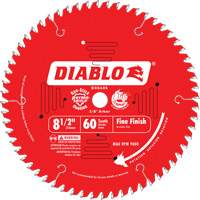 Contractor Saw Blades - Fine Finishing Saw Blades, 8-1/2", 60 Teeth, Wood Use Auto-Cam