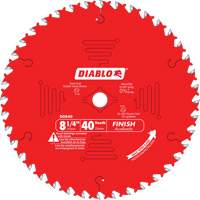 Contractor Saw Blades - Finishing Saw Blades, 8-1/4", 40 Teeth, Wood Use Auto-Cam
