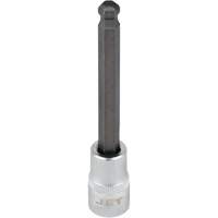 Bit Socket, Hex Ball, 4 mm x 4" L, 3/8" Drive Auto-Cam