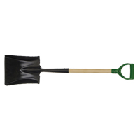 Square Point Shovel, Wood, Tempered Steel Blade, D-Grip Handle, 29" Long TFX924 | Auto-Cam