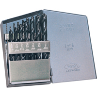 Drill Sets, 21 Pieces, High Speed Steel Auto-Cam