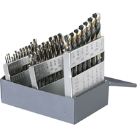 Drill Sets, 29 Pieces, High Speed Steel Auto-Cam