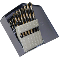 Drill Sets, 29 Pieces, High Speed Steel Auto-Cam