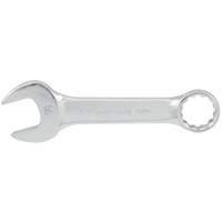 Fully Polished Stubby Combination Wrench, 12 Point, 10 mm, Chrome Finish Auto-Cam