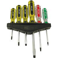 Jumbo Handle Screwdriver Set, 6 Auto-Cam