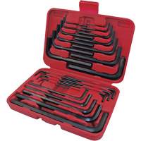 JHK-25SM Hex Key Set, 25 Pcs., Metric & Imperial Auto-Cam