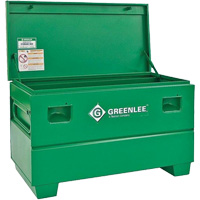 Jobsite Chest, 48" x 24" x 25", Steel, Green Auto-Cam