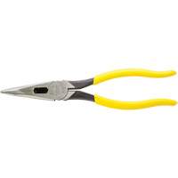 Long Nose With Side Cutter, 8-7/16" L Auto-Cam