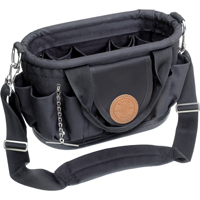 Porte-outils avec courroie d'&eacute;paule Tool Tote, Polyester, 17 pochettes, Noir Auto-Cam