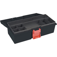 Heavy-Duty Tool Box, 15" W x 7" D x 5-1/2" H, Black Auto-Cam