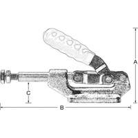 Serre-flan droit, Force de serrage de 600 lb TLV632 | Auto-Cam