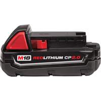 Bloc-piles M18 Redlithium, Lithium-ion, 18 V, 2 A Auto-Cam