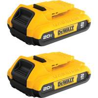 Blocs-piles Max* Compact, Lithium-ion, 20 V, 2 A Auto-Cam