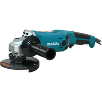Angle Grinder with Trigger Switch, 5", 120 V, 10.5 A, 11 000 RPM Auto-Cam