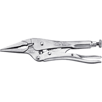 Vise-Grip&reg; Pliers with Wire Cutter, 4" Length, Long Nose Auto-Cam