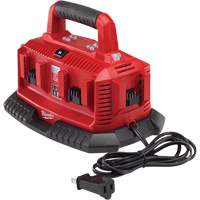 M18 Six Pack Sequential Charger, 18 V, Lithium-Ion Auto-Cam