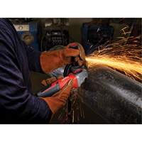 Small Paddle No-Lock Angle Grinder, 6", 120 V, 13 A, 9000 RPM Auto-Cam