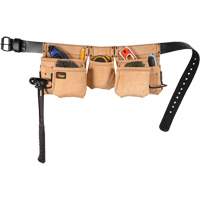 Journeyman Carpenter Aprons, Leather, Tan Auto-Cam