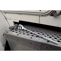 24-Tooth Quick Release Teardrop Ratchet, 3/4" Drive, Plain Handle Auto-Cam