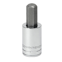Hex Bit Socket, 1/16" x 1-17/32" L, 1/4" Drive Auto-Cam