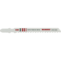 Jigsaw Blade, Bi-Metal, T-Shank, 4" L, 6 TPI Auto-Cam